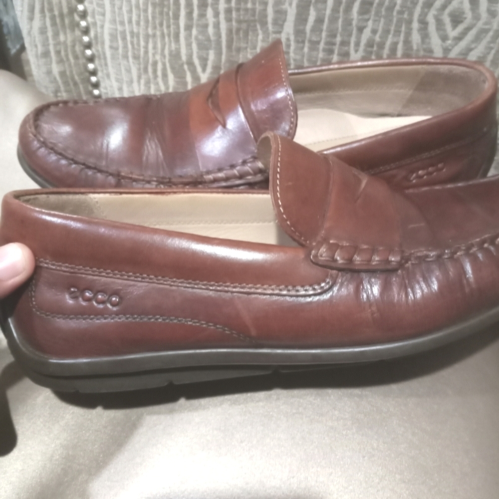 Ecco Slip On Moccasin Loafers